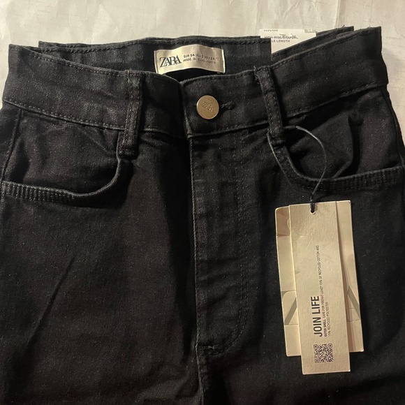ZARA Super Elastic Hight Rise Shaper Ankle Length Jeans - Picture 3 of 9